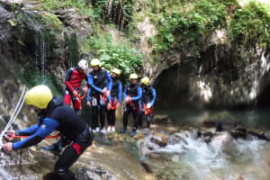 Canyoning in the Upper Bitet Gorges, Laruns