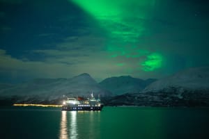 Croisière d'une nuit pour observer les aurores boréales et les baleines à partir de Tromsø