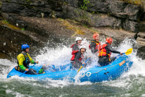 Whitewater Rafting on the Sjoa River from Nedre Heidal