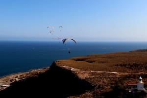 Tandem Paragliding Flight over Santa Pola, Alicante