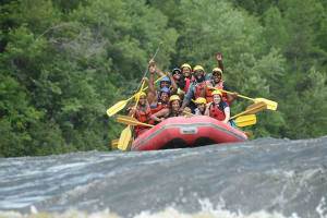 Guided Rafting on the Rivière Rouge near Montreal, Laurentians