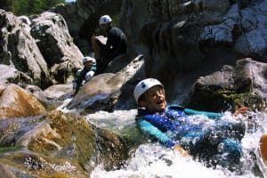 Canyon of the Gorges du Soucy in the Cevennes