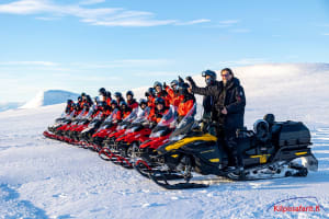 Schneemobilsafari für Fortgeschrittene zum Halti-Fell von Kilpisjärvi in Enontekiö
