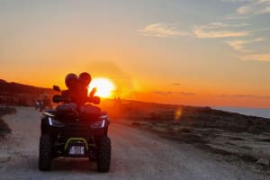 Sunset Quad Bike Tour from Comino to Gozo