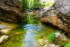 Canyoning excursion to Fischbach Gorge near Salzburg