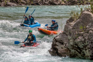 Canoraft trip in the Gorges du Verdon