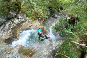 Family Canyoning in Ehrwald, close to the Zugspitze