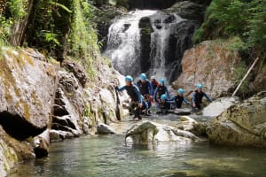 Canyon of Bious-Gabas in Laruns, Ossau Valley