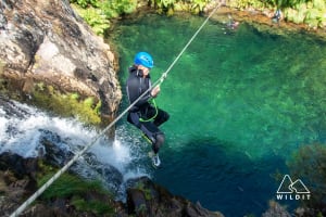 Canyoning im Geopark Arouca, in der Nähe von Porto