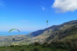Tandem Paragliding Flight in Castellammare near San Vito Lo Capo, Sicily