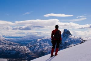 Excursion guidée en raquettes à Bodø