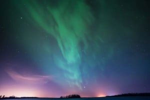 Nordlichtjagd mit Auto von Luleå aus