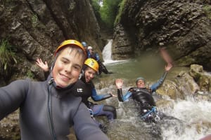 Expert Canyon of La Mine near Lake Annecy