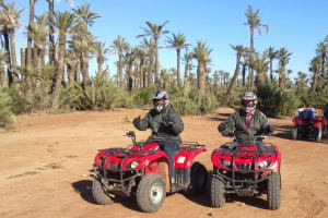 Quad and camel ride at sunset in Marrakech