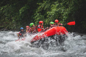 Rafting on the Haut-Giffre River in Sixt-Fer-à-Cheval, Haute-Savoie