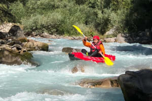 Sporty Airboat Descent on the Guil River from Saint-Clément-sur-Durance, near Embrun