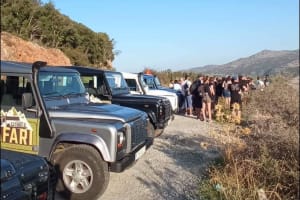 Jeep Safari to Sarakina Gorge Trail from Malia near Hersonissos in Crete