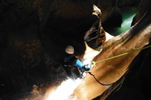 Valcarlos Canyon by night, in the Basque Country