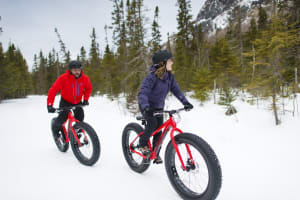 Location de fat bike et de raquettes dans le Parc des Îles-de-Boucherville, Montréal