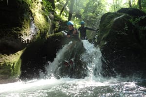 Higher part of the Furon Canyon in Grenoble