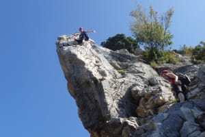 Via ferrata and dry canyoning at Espolon de la Virgen in Sierra de Guara, near Huesca