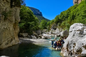 Aquatic Hiking in the Gorges du Verdon from Castellane