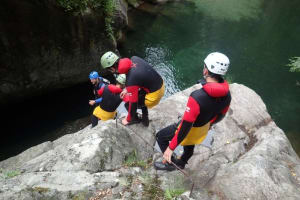 Lower Besorgues Canyon in Ardèche