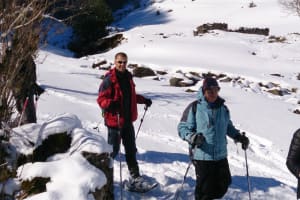 Randonnée en raquettes sur les contreforts du Pic du Midi depuis La Mongie