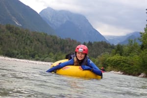 White Water Tubing on the Soča river from Bovec