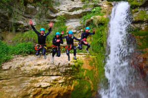 Canyon des Moules marinières near Grenoble in the Vercors