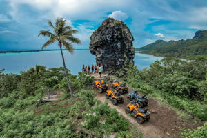Excursión en quad por la isla de Bora Bora