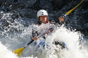 Packraft descent of the Arve from Passy, near Chamonix
