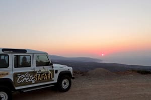 Sunset Jeep Safari from Malia near Hersonissos in Crete