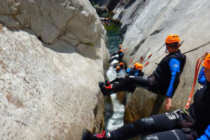 Descent of the Haut Chassezac Canyon at Prévenchères in Lozère