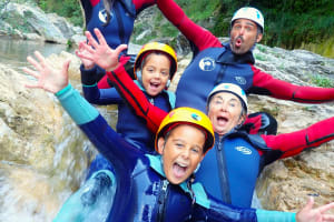 Family Canyoning in Gorgues d'Albanyà, Girona
