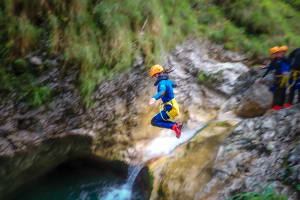 Canyoning in the Sušec Gorge from Bovec