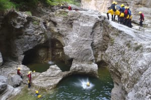 Canyoning Tour at the Almbachklamm near Salzburg