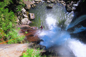 Canyoning aux gorges de l'Auerklamm dans l'Ötztal