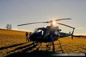 Vuelo en helicóptero sobre los Alpes Orientales desde Salzburgo