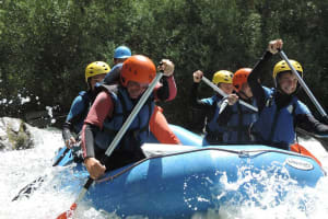 Rafting down the Genil River, Malaga