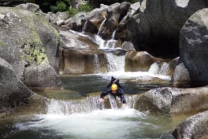 Canyoning in the Gorges de la Dourbie, near Millau