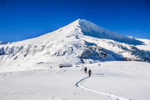 Randonnée en raquettes sur les sommets du Lioran, Massif du Cantal