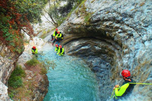 Advanced Canyoning in Vione Canyon from Tignale, Lake Garda