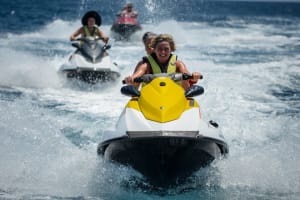 Jet Ski Safari Southern Santorini from Saint George Beach