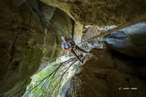 Endieu Via Souterrata in the Chassezac Gorges near Les Vans, Ardèche