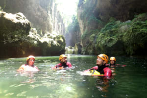 Canyoning in the Gorges de Chailles, near Chambéry