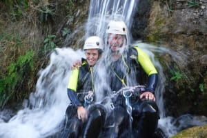 Canyoning in Gorgo de la Escalera in Anna, near Valencia