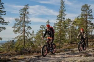 Verano eléctrico Fat Bike Tour en la Laponia finlandesa desde Rovaniemi