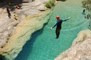 Canyoning adventure in Sierra de Guara, near Huesca