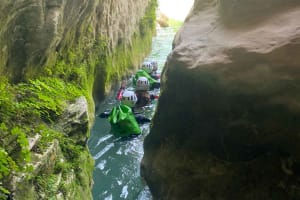 Canyoning in the Vero river, Sierra de Guara (Huesca)